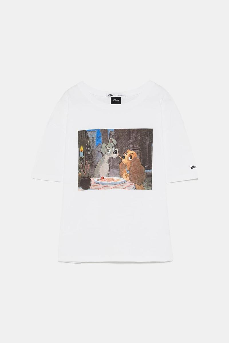 Camiseta de la 'Dama y el vagabundo' de Zara. (Precio: 12, 95 euros)