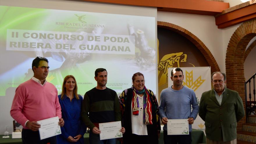 Ribera del Guadiana entrega los premios de su segundo concurso de poda