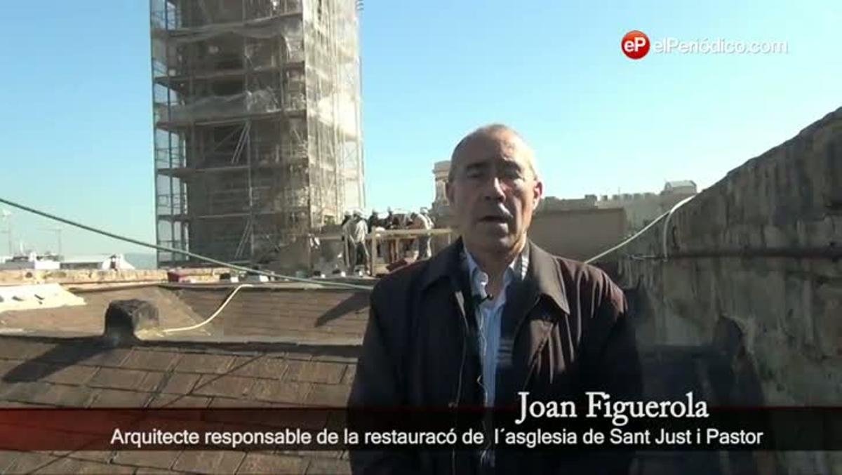 Un altre campanar ressuscitat:el de l’església de Sant Just i Sant Pastor.
