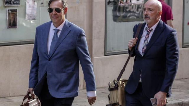 Penalva y Subirán, la semana pasada, en Palma. | B.RAMON
