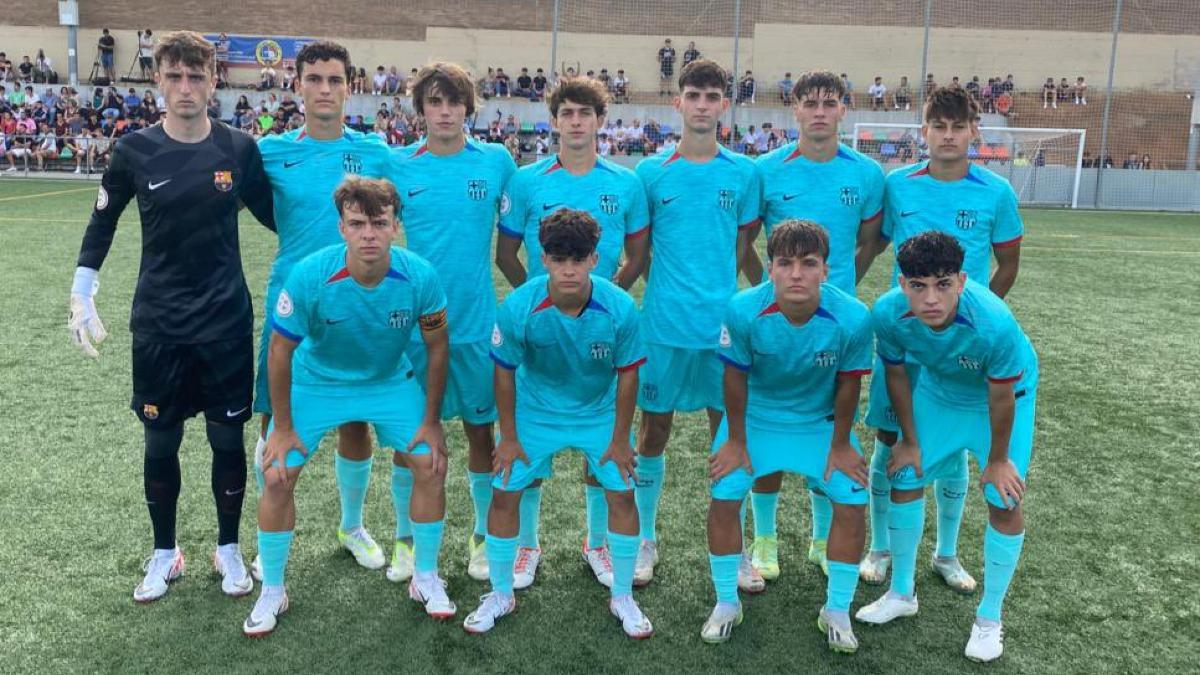 Victoria del Juvenil A del Barça frente al Badalona