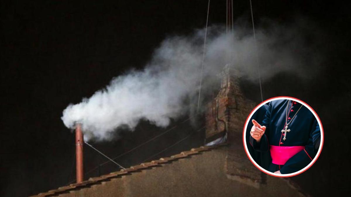 La fumata blanca que anunciaba la elección de Francisco I como nuevo papa, en 2013.