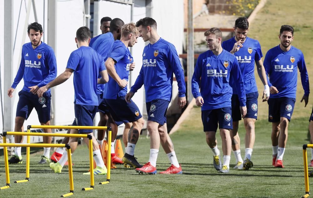 Último entrenamiento antes de viajar a Krasnodar