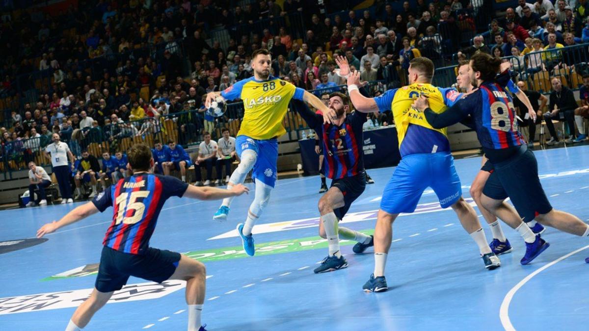 El Barça tuvo que sudar tinta en Celje