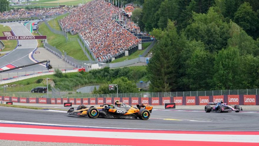 McLaren lidera el primer día en Austria, con Alonso en el &#039;top 10&#039; y un sorprendente Stroll