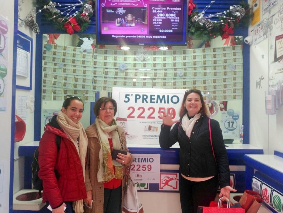Lotería de Navidad 2016 en Málaga