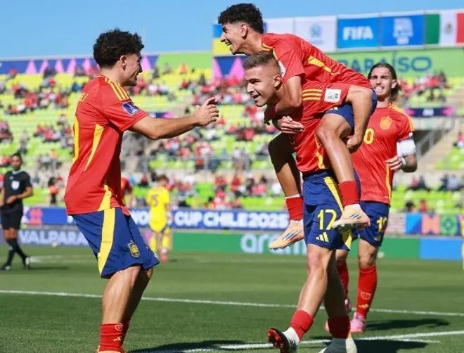 España doblega a Ucrania y alcanza los cuartos del Mundial sub-20