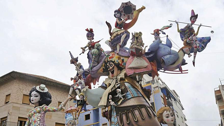 El mejor monumento fallero de Alzira en 2021. | EDUARDO RIPOLL