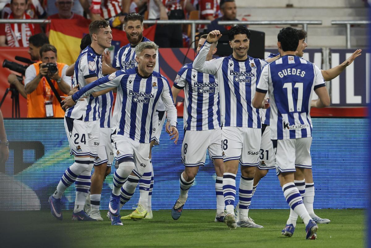 Final de Copa del Rey: Atlético de Madrid - Real Sociedad, en imágenes. Final de Copa del Rey: Atlético de Madrid - Real Sociedad, en imágenes.