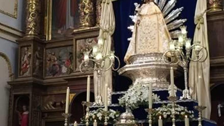 Recogen donativos de oro y plata para coronar a la Virgen de Gracia de Altura