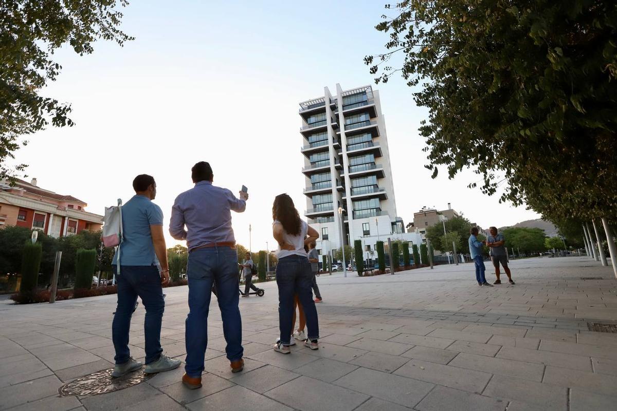 El residencial la Torre del Agua, el segundo edificio más alto de Córdoba.