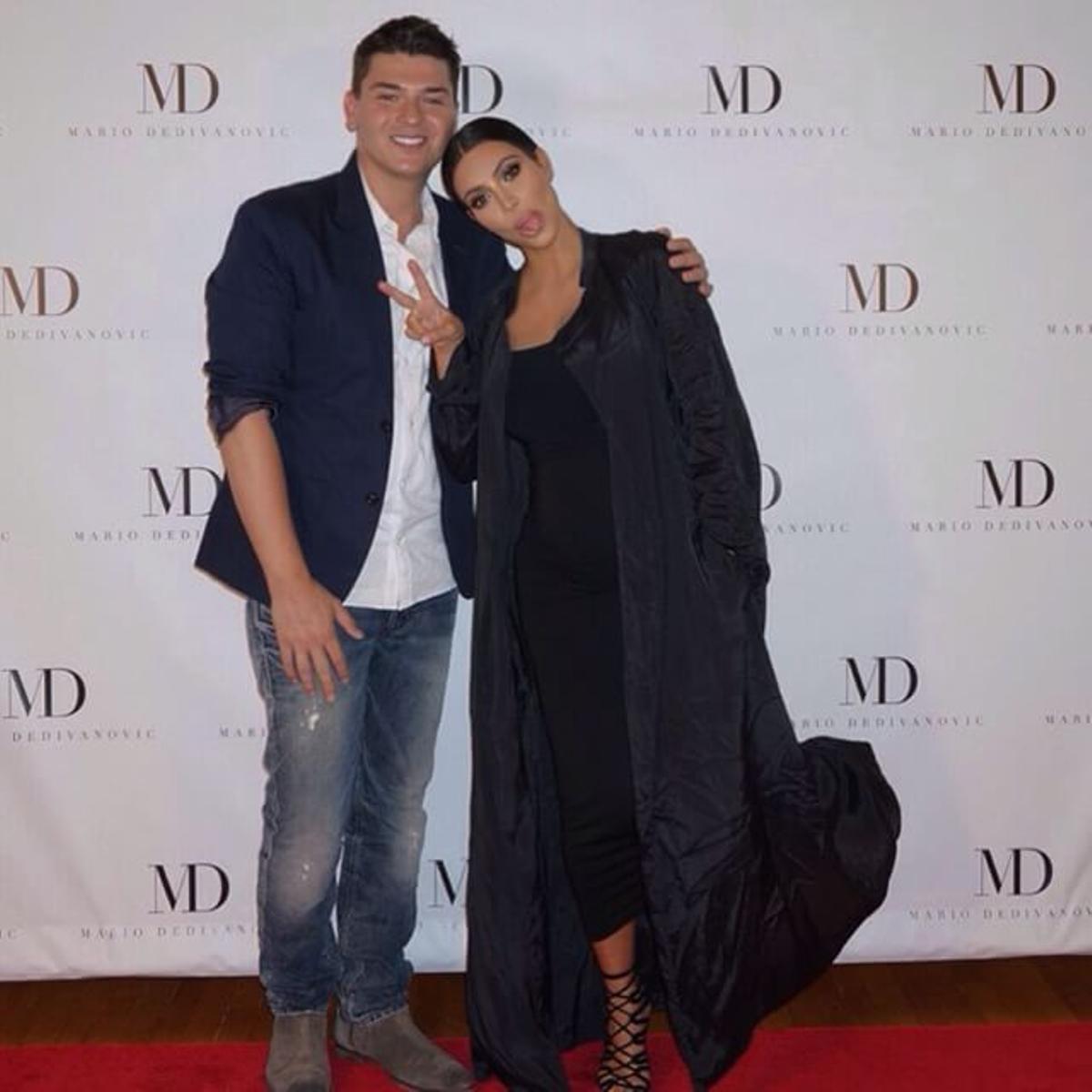 Mario Dedivanovic y Kim Kardashian