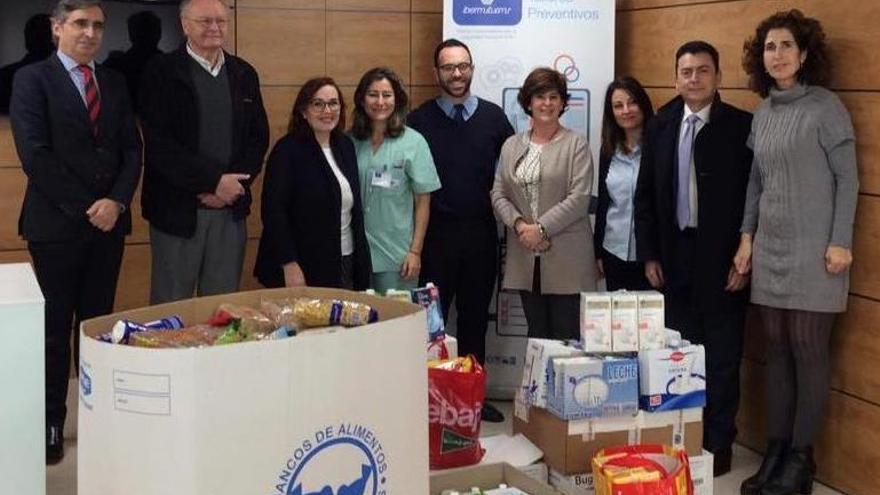 Imagen de la comida recogida para el Banco de Alimentos