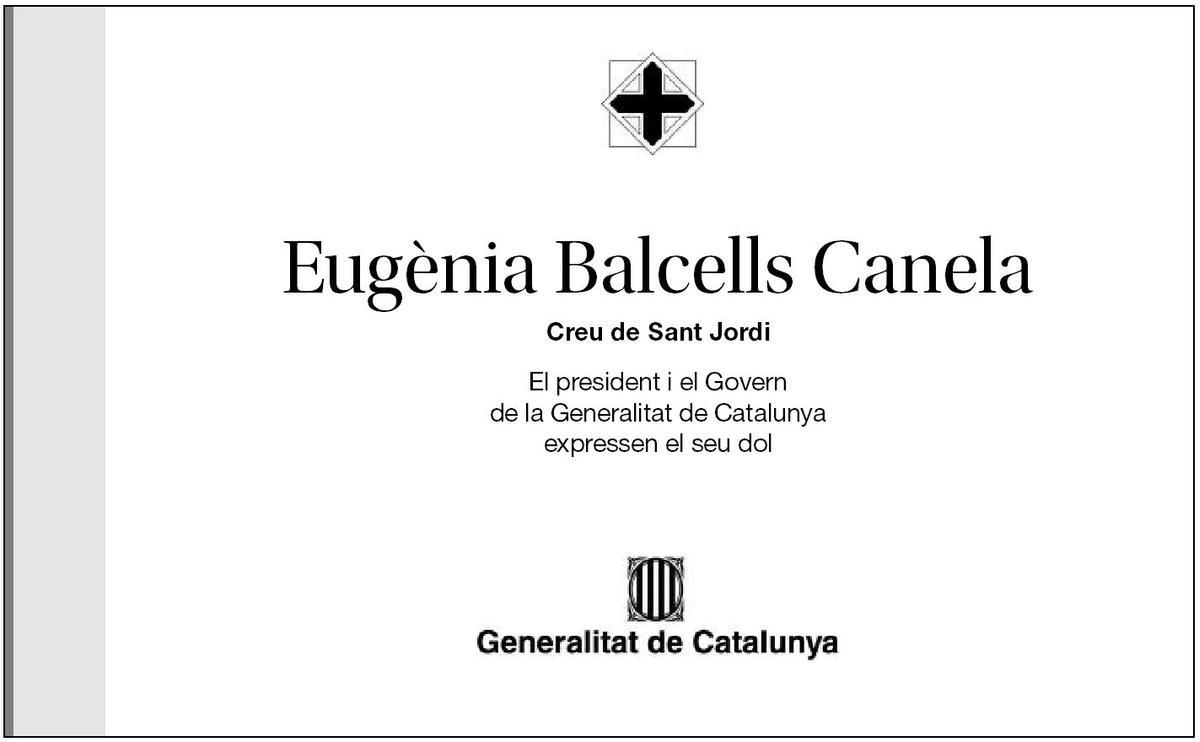 EUGÈNIA BALCELLS CANELA