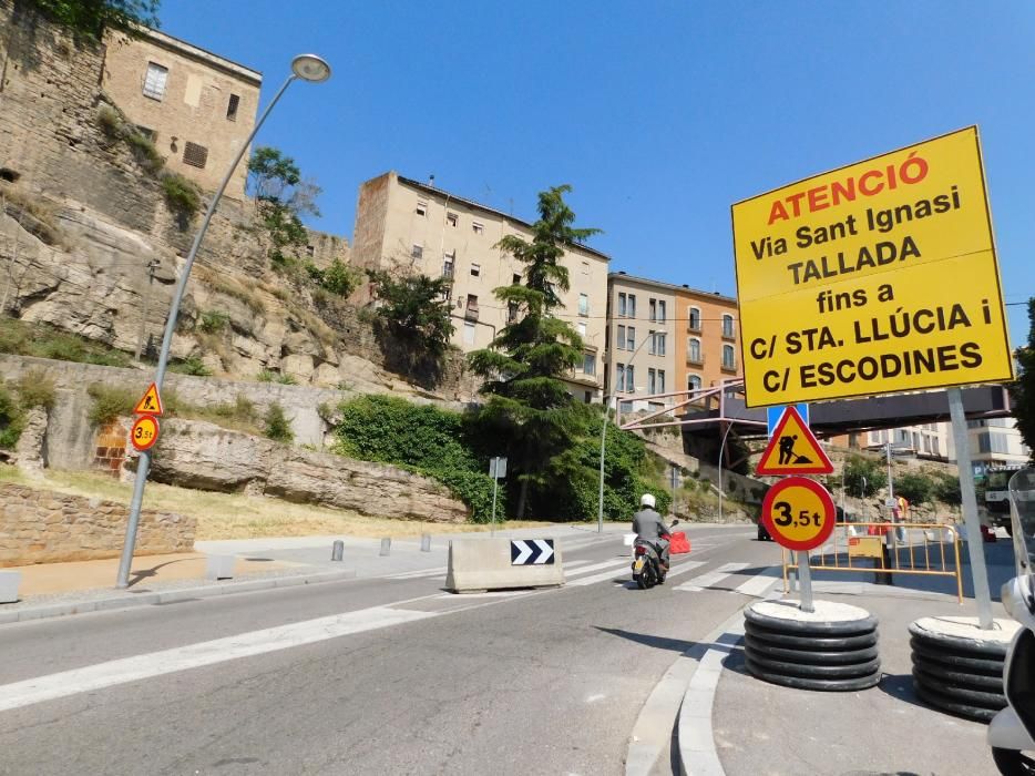 Els efectes del tall a la Via Sant Ignasi