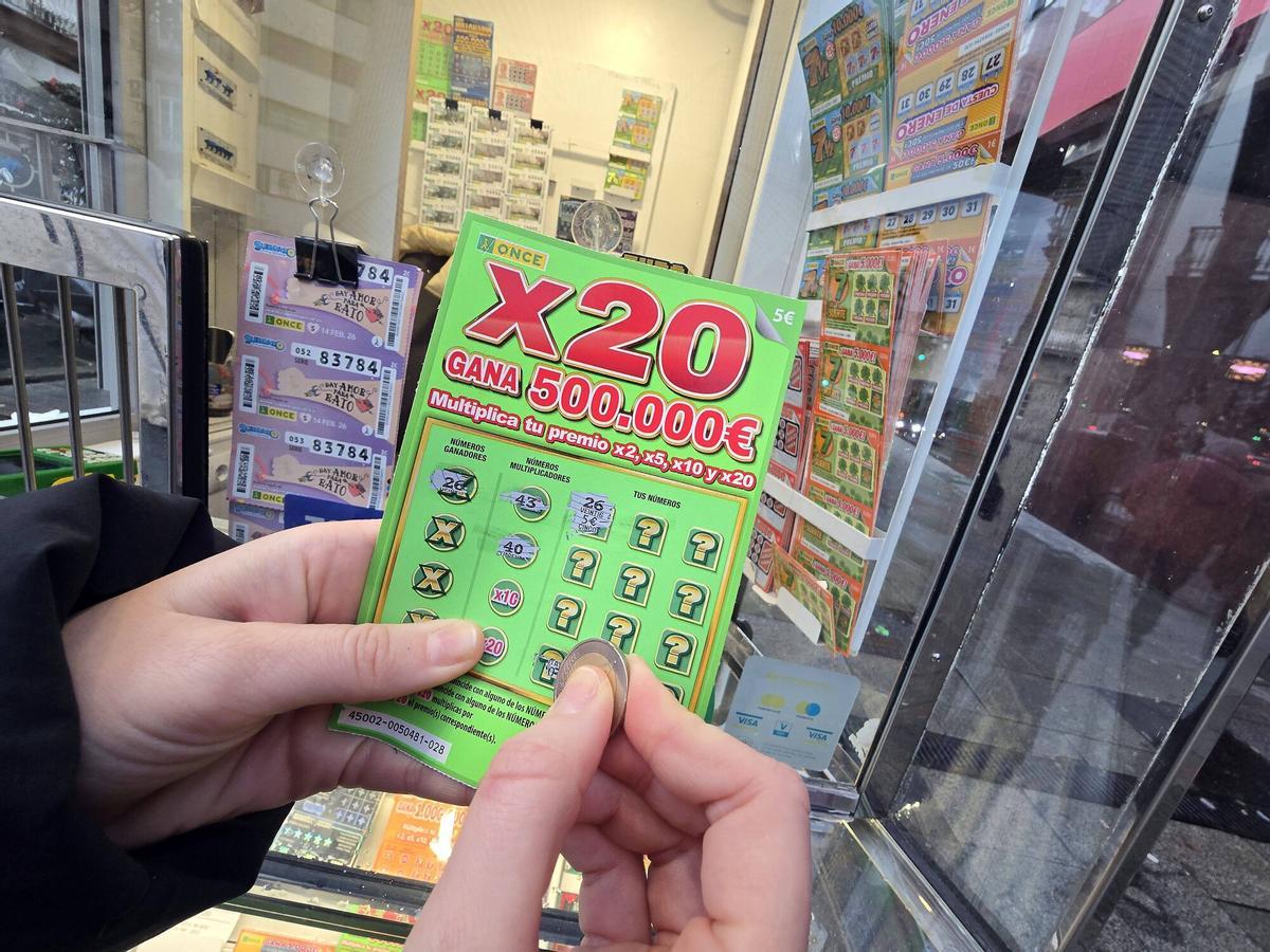El premio millonario de esta reciente sentencia procede de un «Rasca» de la ONCE.