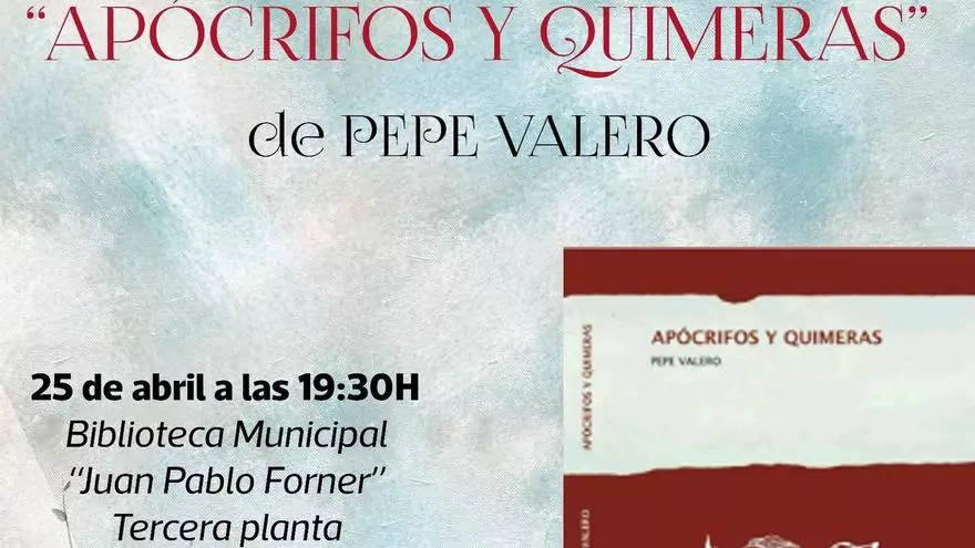 Pepe Valero presenta 'Apócrifos y quimeras' en Mérida