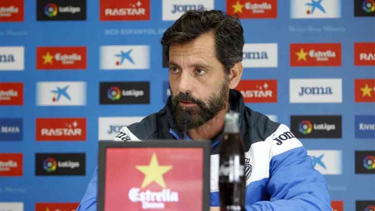 Quique Sánchez Flores, en rueda de prensa