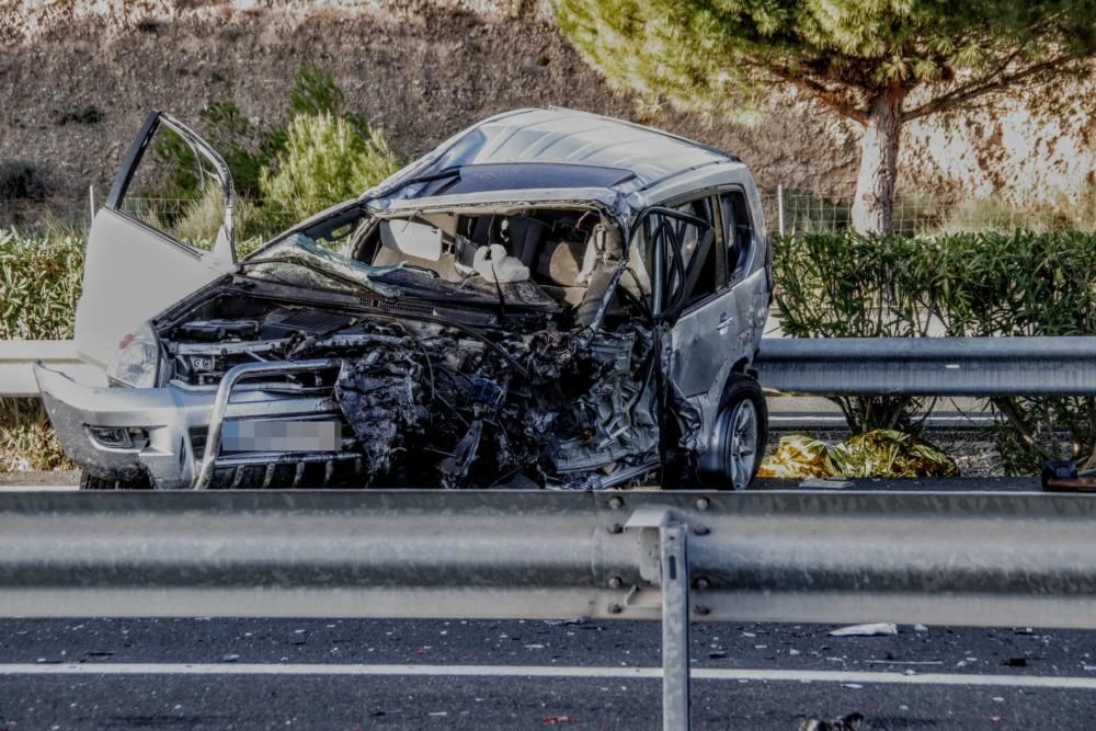 Un conductor en dirección contraria causa un accidente con dos muertos en la A-7 en Tibi