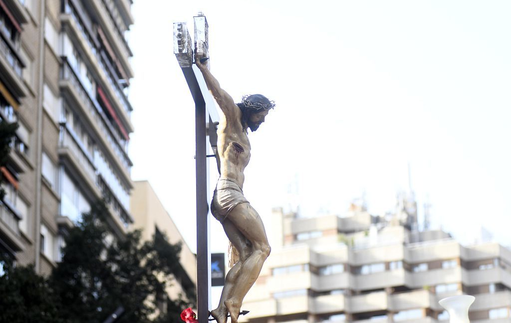 La procesión del Viernes Santo de Murcia, en imágenes