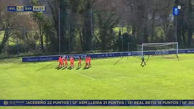 Ainoa Gómez y su gran capacidad de asociación contra el Oviedo