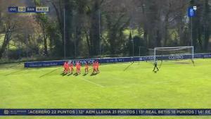 Ainoa Gómez y su gran capacidad de asociación contra el Oviedo