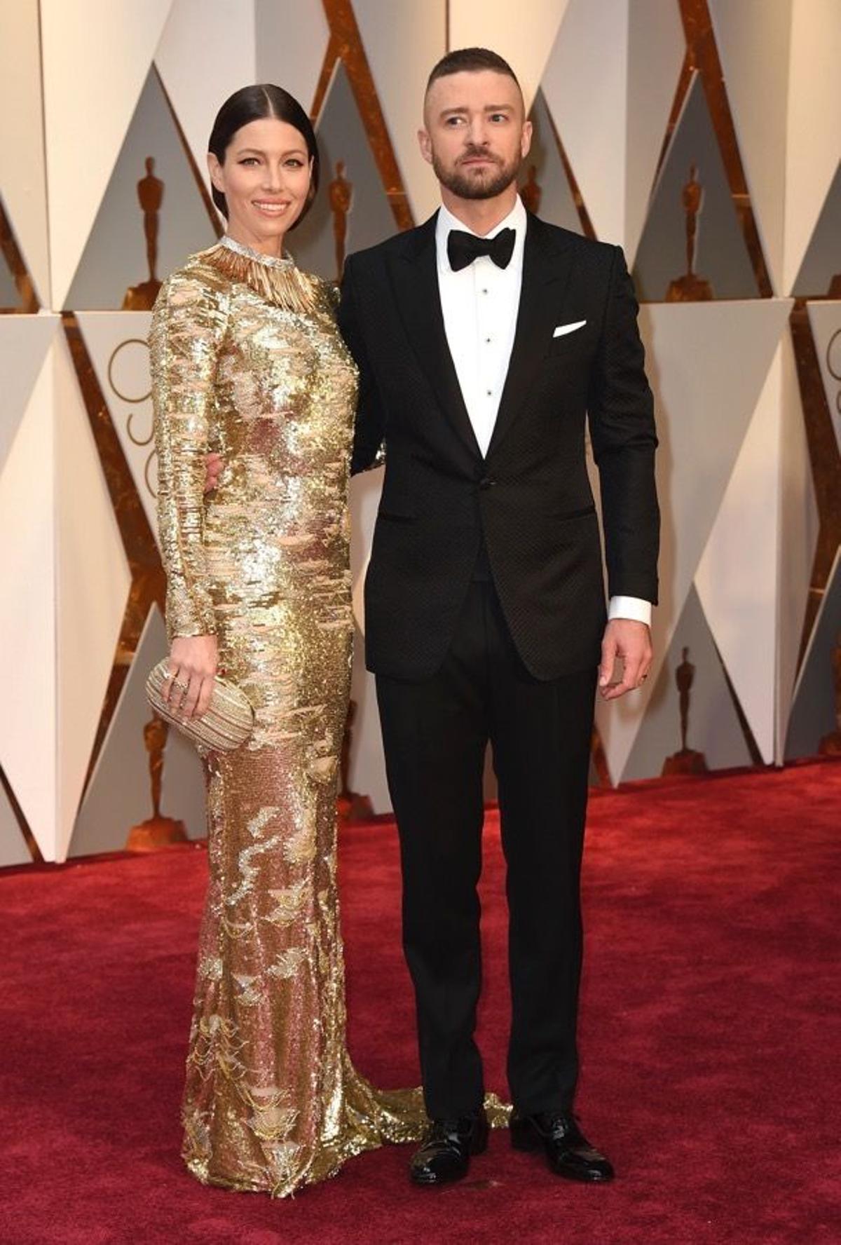 Premios Oscar 2017, Jessica Biel y Justin Timberlake