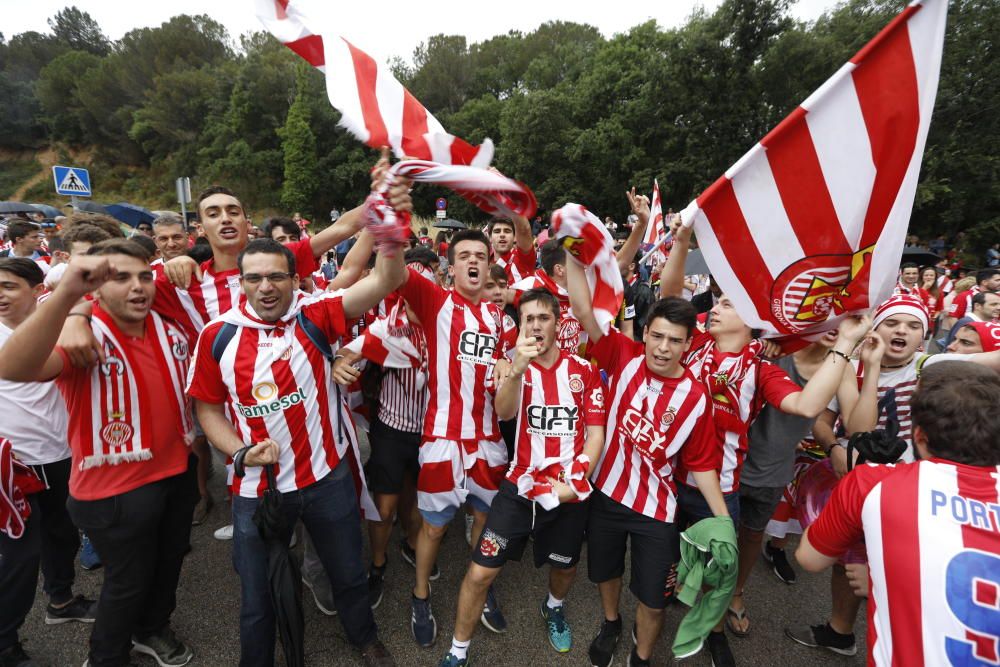 L'afició del Girona a Montilivi