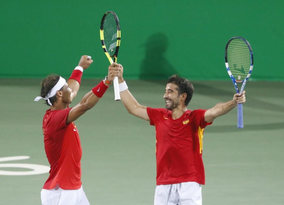 Rafa Nadal y Marc López pasan a semifinales