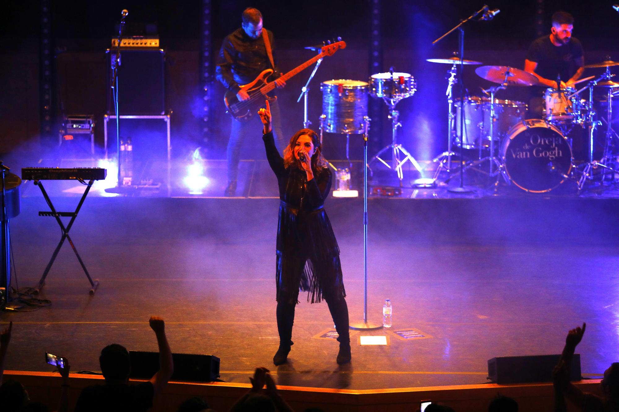 Concierto de La Oreja de Van Gogh en la sala Mozart del Auditorio de Zaragoza