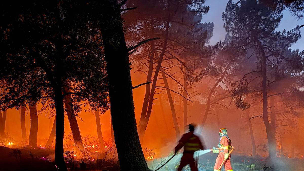INCENDIO LOZOYUELA | El detenido por el incendio de Lozoyuela tiene «antecedentes recientes» por hechos «de esta naturaleza»