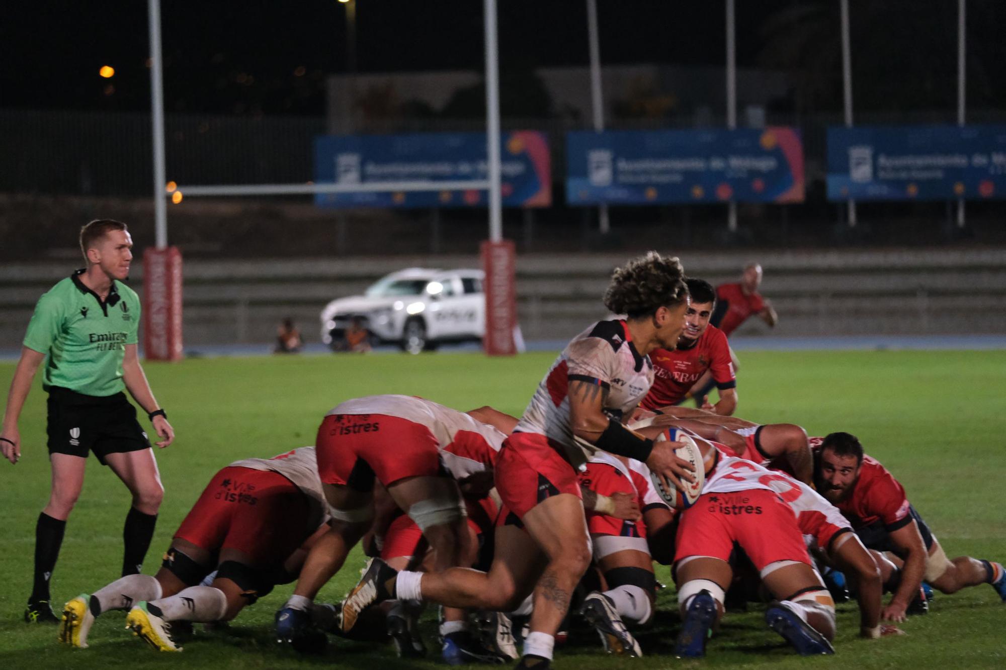 Málaga disfruta del España - Tonga de rugby