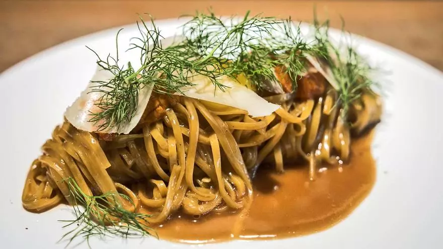 Restaurante Coure: receta Linguine