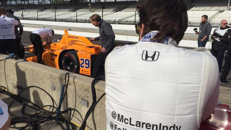 Sigue en directo el test de Alonso en las 500 Millas de Indianápolis