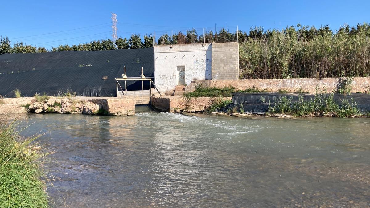 El riu Túria al seu pas per Manises