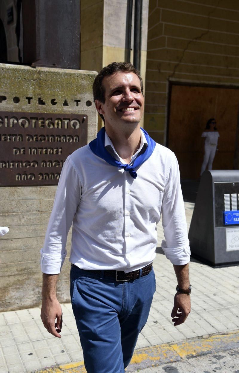 Visita de Pablo Casado a Tarazona