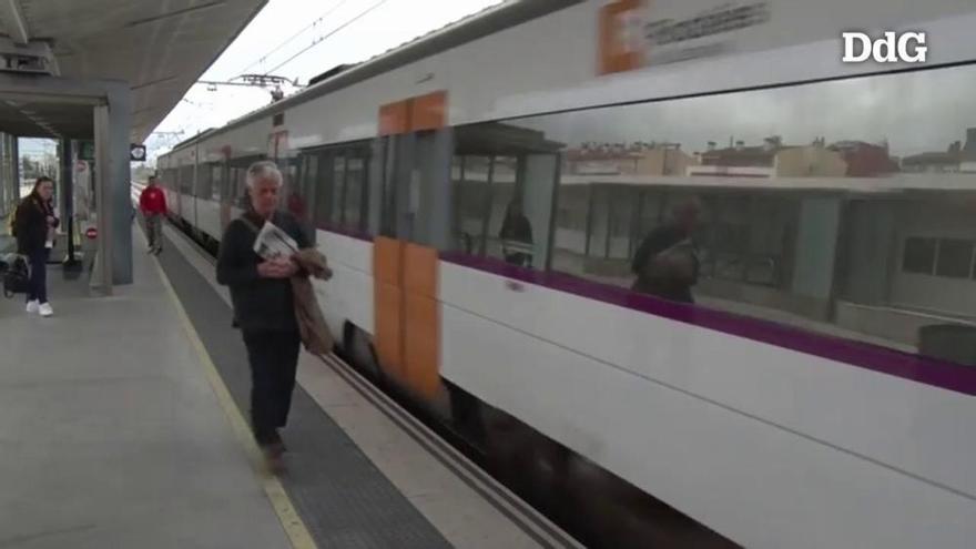 Vídeo: Així ha viscut Girona el primer dia laborable d'estat d'alarma