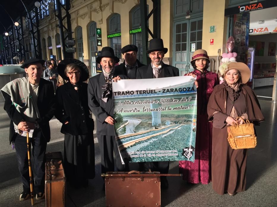 Protesta de Teruel Existe en València