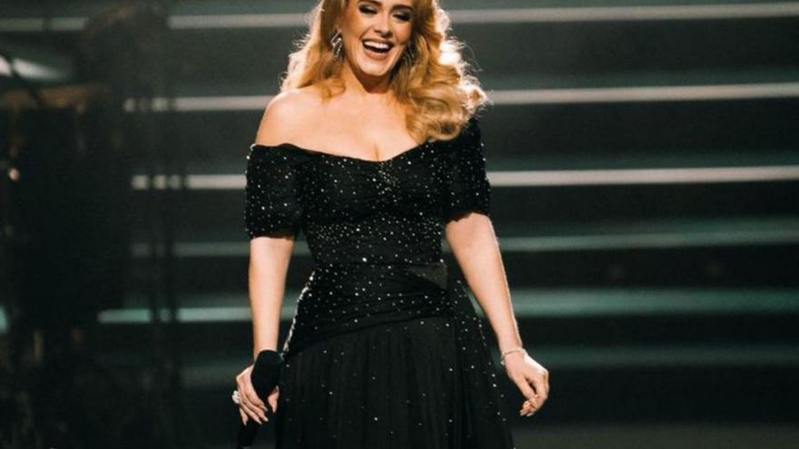 La cantante Adele, en uno de sus conciertos.   | // INSTAGRAM