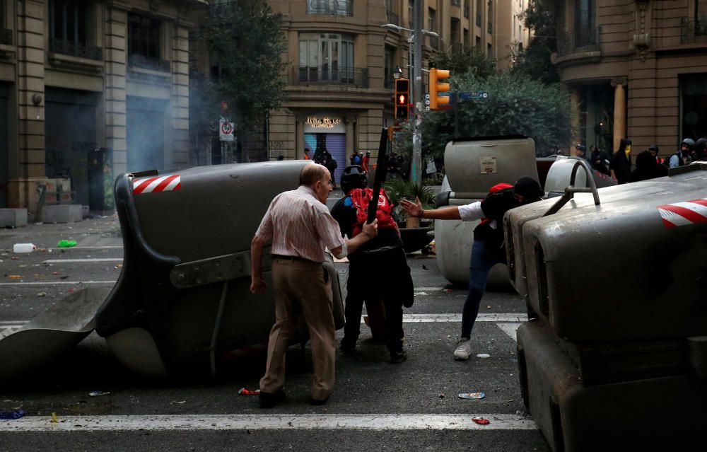 Nueva jornada de disturbios en Barcelona