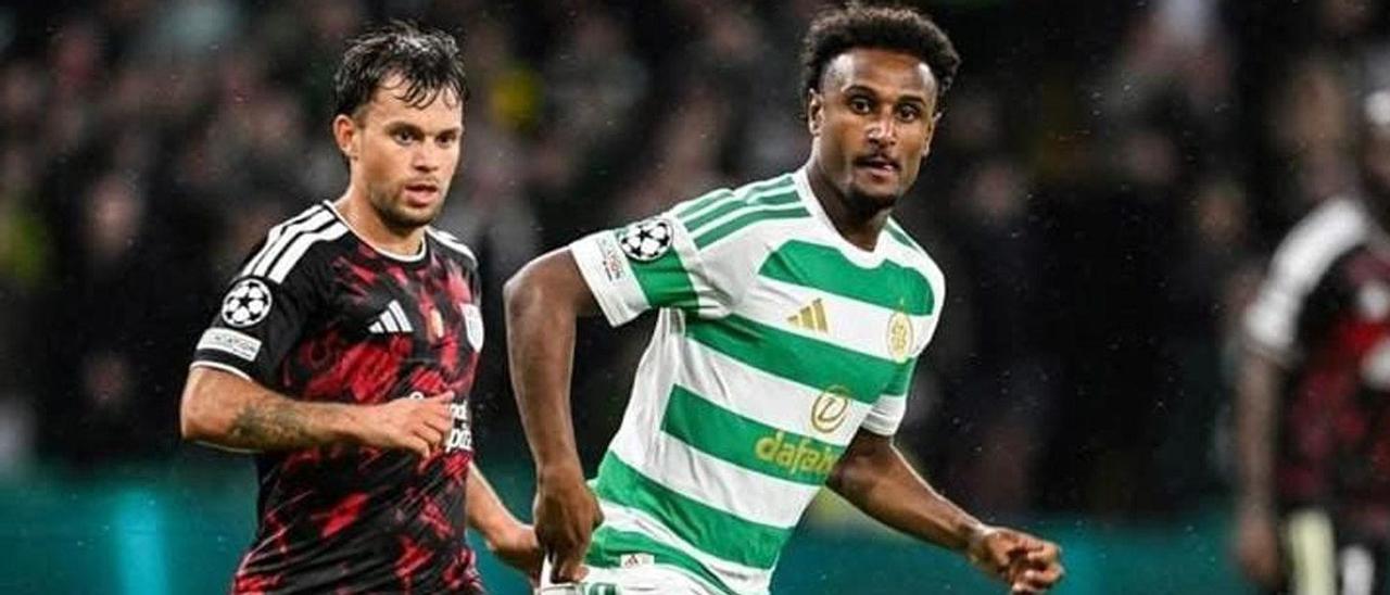 Hassan, en el duelo de la semana pasada ante el LASK. | CELTIC