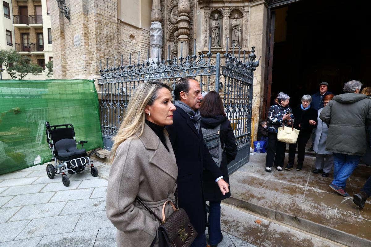 Funeral por la muerte de Jorge García-Dihinx y Natalia Román en el alud de Panticosa Funeral por la muerte de Jorge García-Dihinx y Natalia Román en el alud de Panticosa