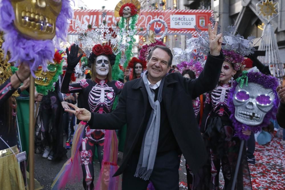 Miles de participantes celebraron el fin de año por el centro de Vigo