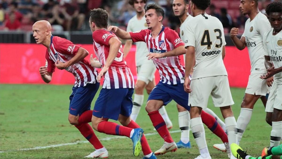 El Atlético venció al Mónaco 0-2 en su debut en la Champions juvenil