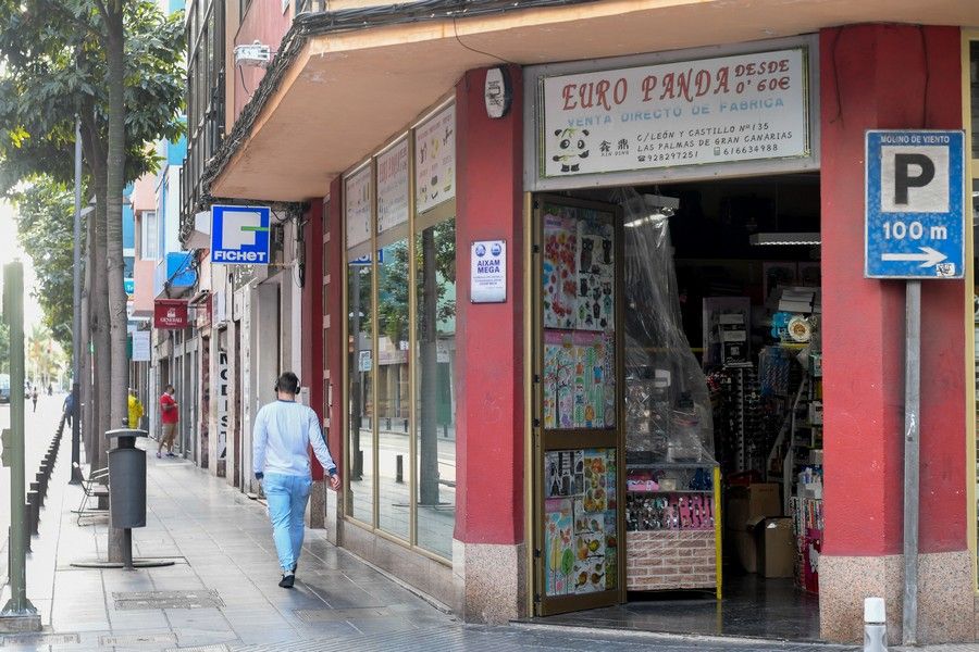 Comercios chinos en la capital grancanaria