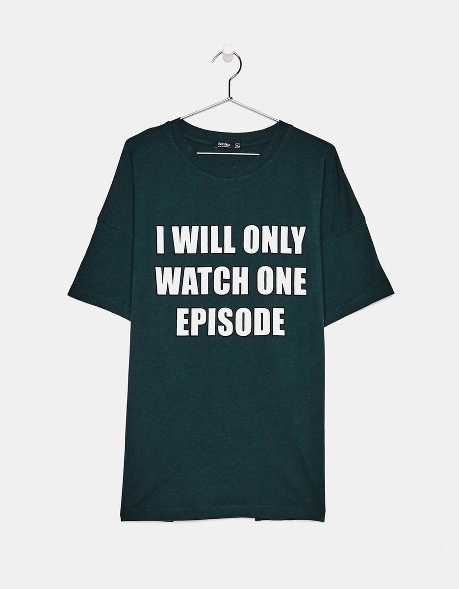 Camiseta de series de Bershka