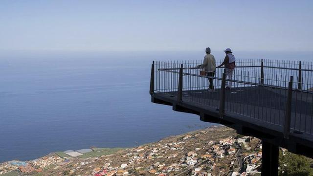 El nuevo mirador de Las Indias, inaugurado el pasado 7 de agosto en el municipio de Fuencaliente.