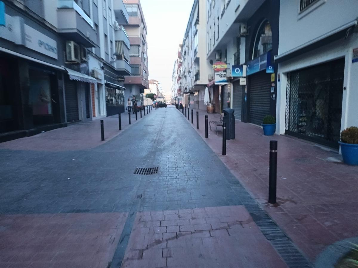Calles vacías en Rincón.