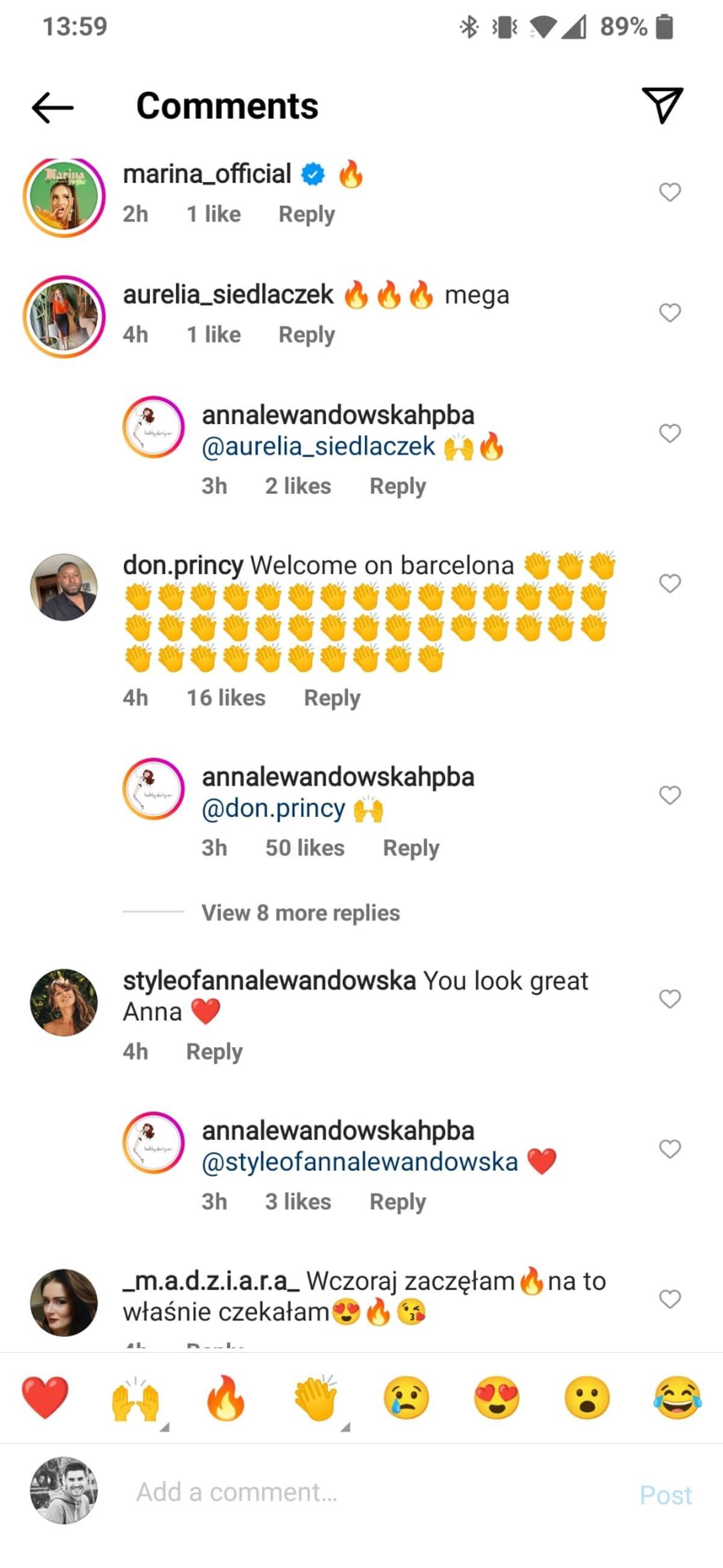 Foto: La mujer de Lewandowski y su pista en Instagram que puede ser clave