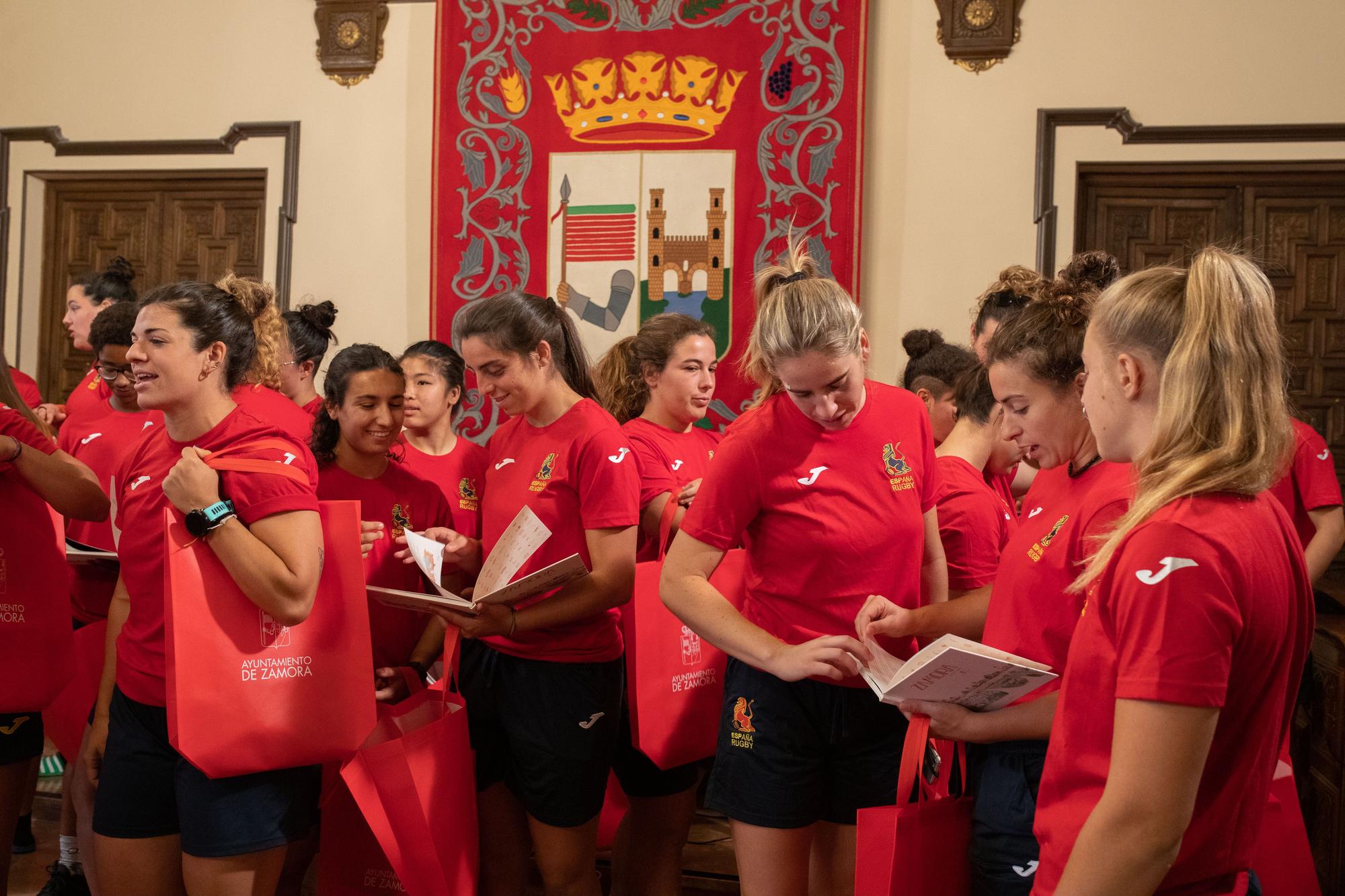 GALERÍA | Zamora recibe a la selección española femenina de rugby